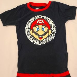 Super Mario Girl's Two Piece Pajamas